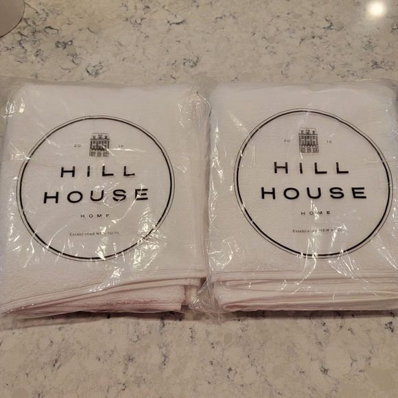 Hill House Cecil Collection "Soap" Hand Towel Set Of Two! New - Picture 4 of 8